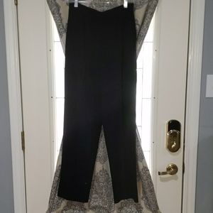 Black St. John Basics Knit High Waist Pants Size 8